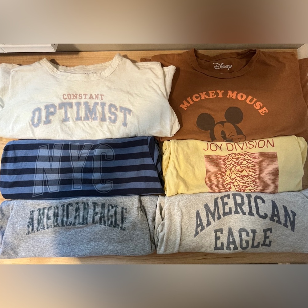 American Eagle Graphic Shirts - Bundle of SIX